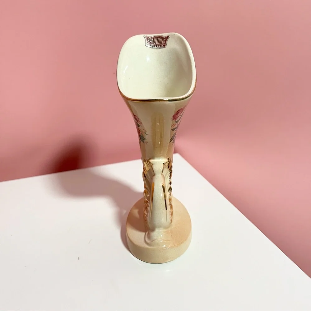 Vintage floral vase - Picture 2 of 4